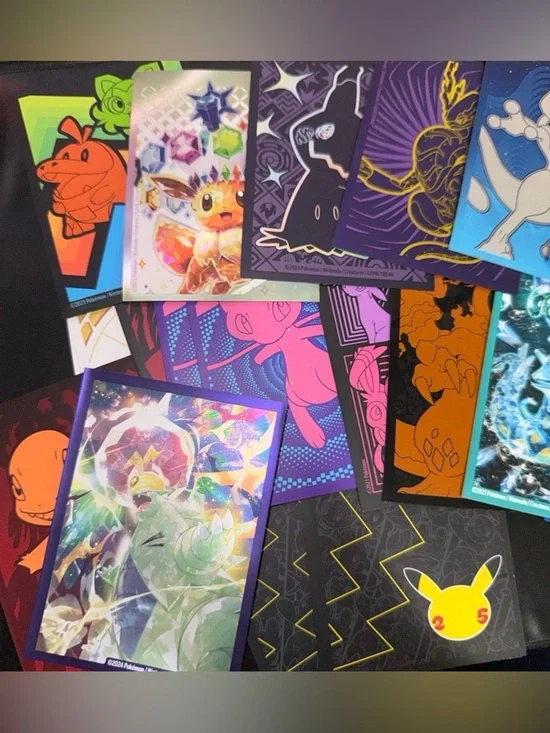 Lot of bundle of (24) Pokemon Sleeves from 2018-2025 artwork for your binder - Picture 3 of 4